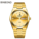 BINBOND™ Prestige Chrono — Luxury stainless steel men’s watch with quartz movement, luminous hands, and waterproof design. Elegant, durable, and perfect for every occasion. - PAT CHEN