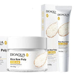 BIOAQUA White Rice Travel Size Skin Care Sets Moisturizing Face Cream Serum Facial Mask Anti Dark Circles Eye Mask Eye Cream Kit - PAT CHEN