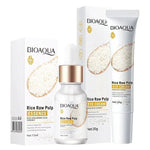 BIOAQUA White Rice Travel Size Skin Care Sets Moisturizing Face Cream Serum Facial Mask Anti Dark Circles Eye Mask Eye Cream Kit - PAT CHEN