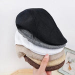 Men’s British Style Beret – Retro Spring & Summer Fashion Painter Hat - PAT CHEN