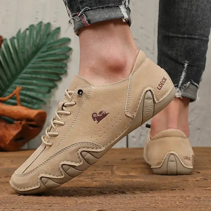 Men’s Retro Industrial Boots – Breathable & Lightweight Comfort - PAT CHEN