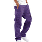 Men’s Summer Cargo Pants 2025 – Multi - Pocket Casual Drawstring Pants - PAT CHEN