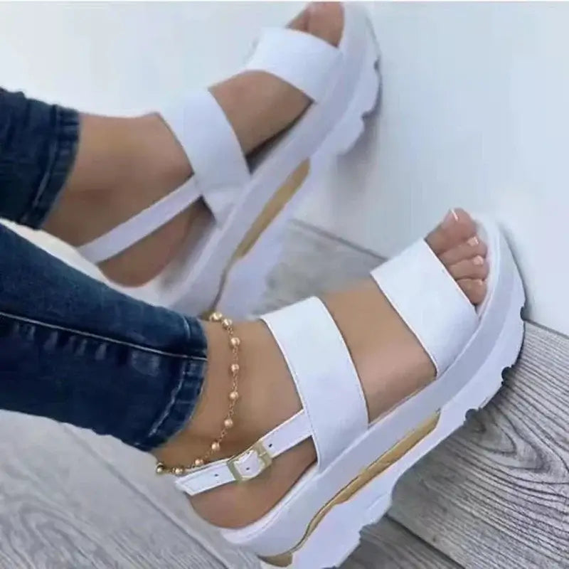 Women’s Wedge Sandals – Summer Fashion Low Platform Heeled Shoes | Comfortable & Stylish Women’s Footwear