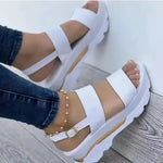 Women’s Wedge Sandals – Summer Fashion Low Platform Heeled Shoes | Comfortable & Stylish Women’s Footwear