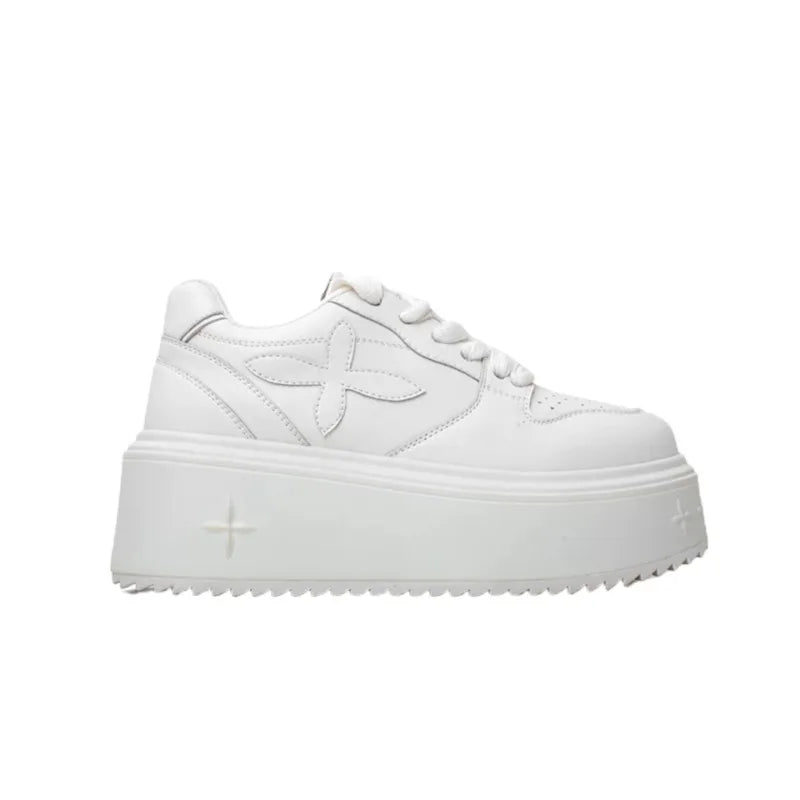 Women’s Fashion Sneakers – Thick Sole Platform Shoes | Comfortable Height-Increasing Casual Sneakers