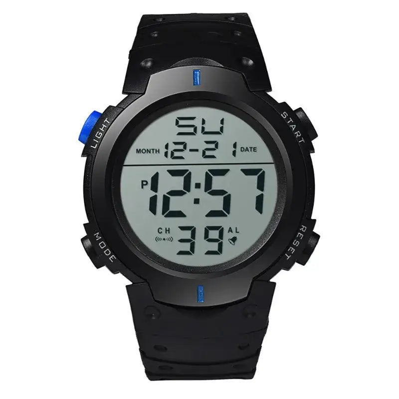 Unisex Multi - Function Electronic Watch – Large Dial & Alarm - PAT CHEN
