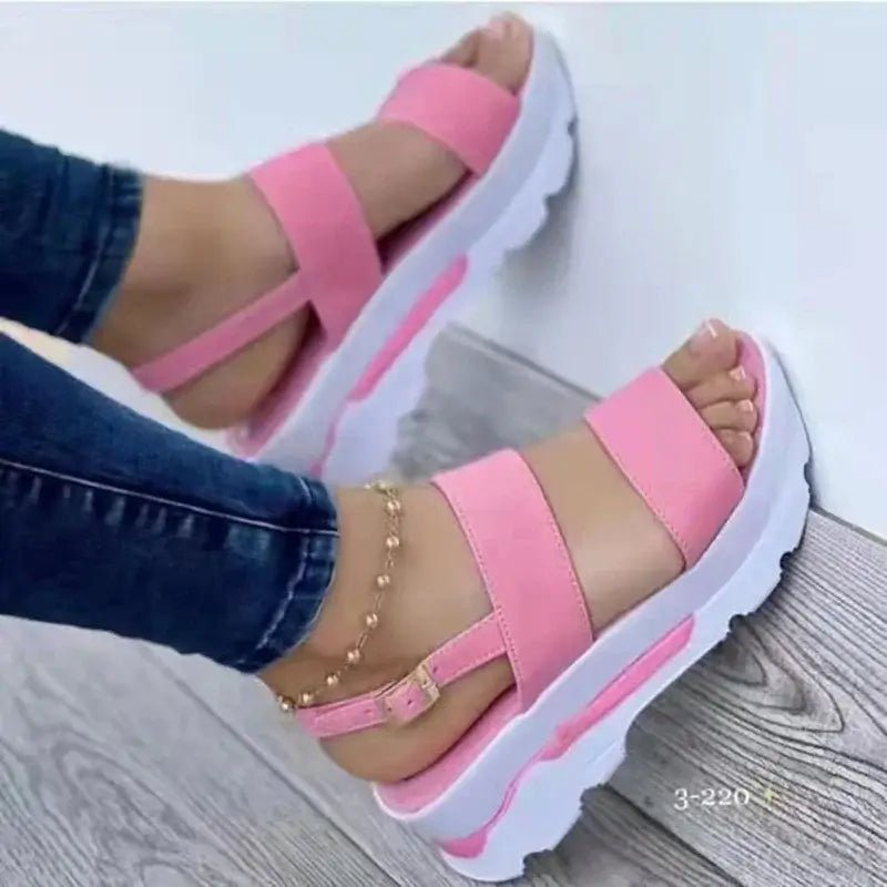 Women’s Wedge Sandals – Summer Fashion Low Platform Heeled Shoes | Comfortable & Stylish Women’s Footwear - PAT CHEN