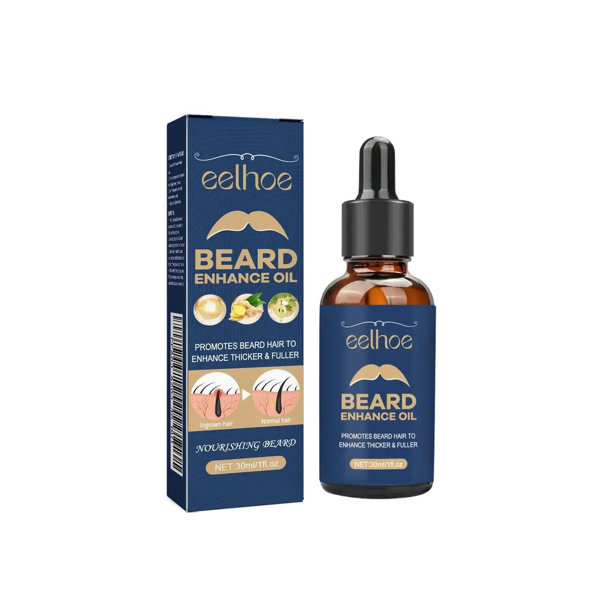 Men’s Beard Oil – Strengthening, Softening & Nourishing Formula - PAT CHEN