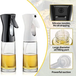 Olive Oil Spray Bottle – Reusable Cooking Oil Dispenser & Mist Sprayer