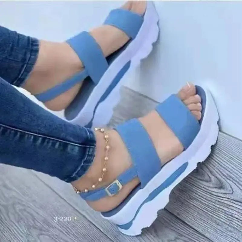 Women’s Wedge Sandals – Summer Fashion Low Platform Heeled Shoes | Comfortable & Stylish Women’s Footwear - PAT CHEN